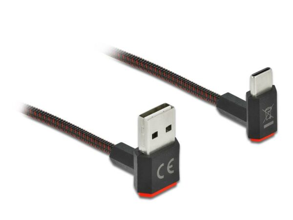 Delock USB 2.0-Kabel EASY USB USB A - USB C 0.2 m