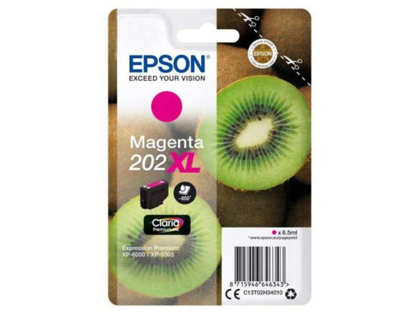 Epson Tinte 202 XL / C13T02H34010 Magenta