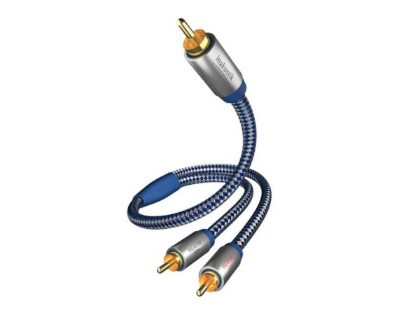IN-AKUSTIK Audio-Kabel Premium Y-Subwoofer RCA 2 m