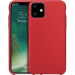 Xqisit Back Cover Silicone iPhone 11 Rot