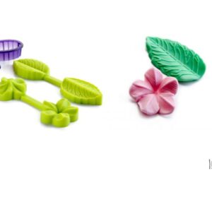 Ibili Prägerform 3D Blumen und Blätter