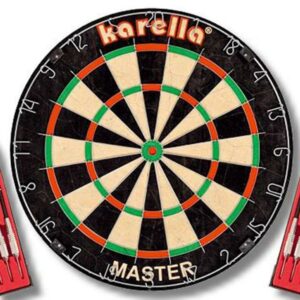 Karella Dartboard Master Set 2x Steeldart ST1