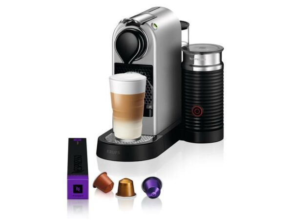 Krups Kaffeemaschine Nespresso Citiz   Milk XN761B.CH Silber