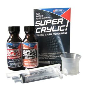 Deluxe Materials Modellbauklebstoff Super Crylic Set 60 g