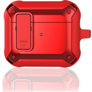 4smarts Transportcase Rugged AirPods 3rd Gen. Rot