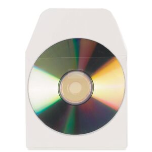 3L Hülle für CD/DVD mit Klappe Transparent